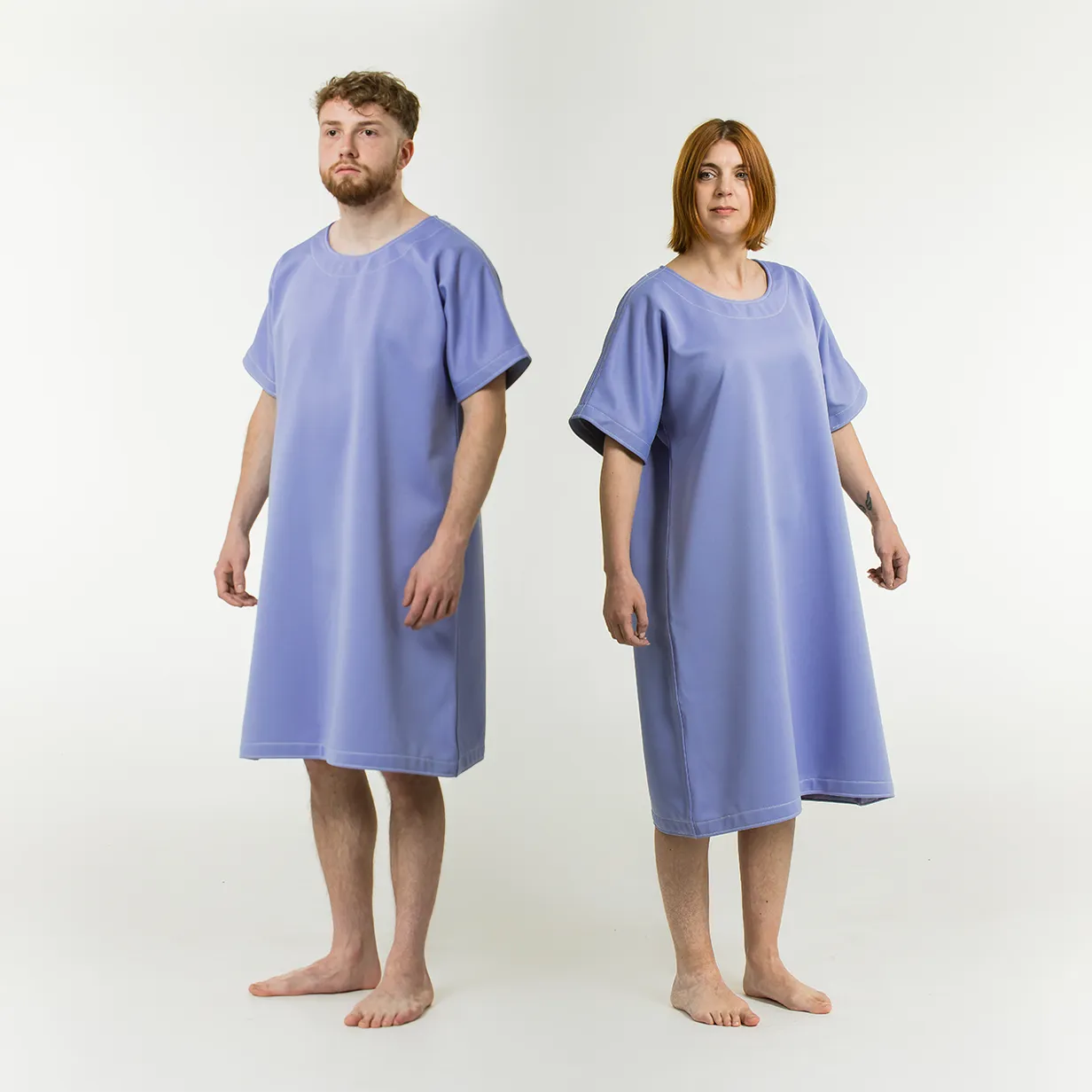 Patients in a seclusion setting wearing anti-ligature clothing for enhanced safety