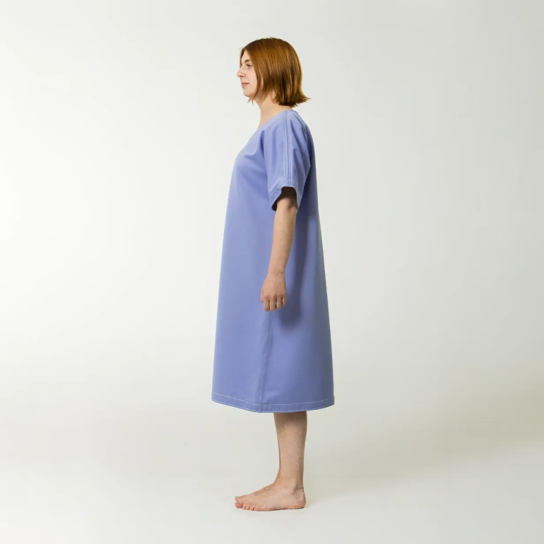 Side shot of STRONGTEX anti-ligature gown