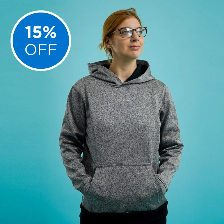 BitePRO®  Bite Resistant Hoodie with Thumbholes front