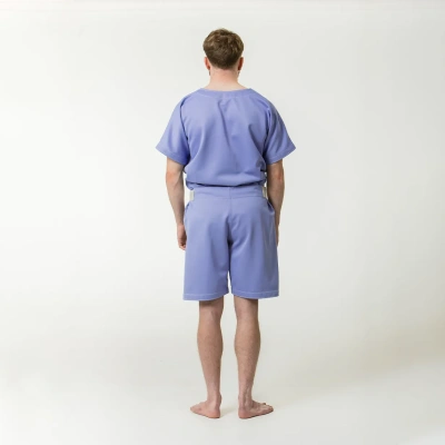 From behind shot of female wearing anti-ligature shorts