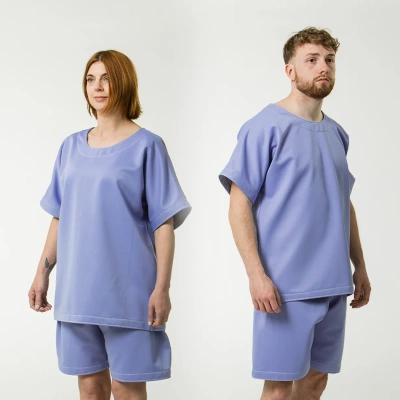 Male and female patients wearing STRONGTEX anti-ligature t-shirts